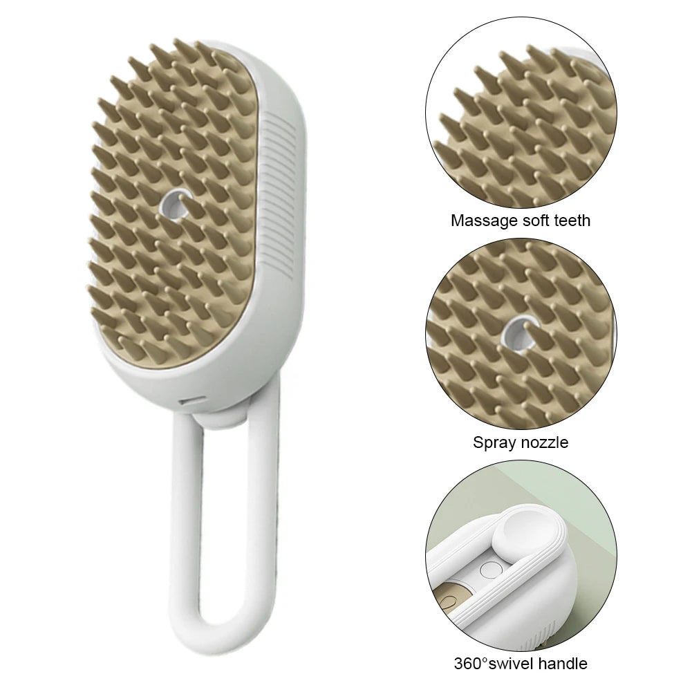 Pets steam brush