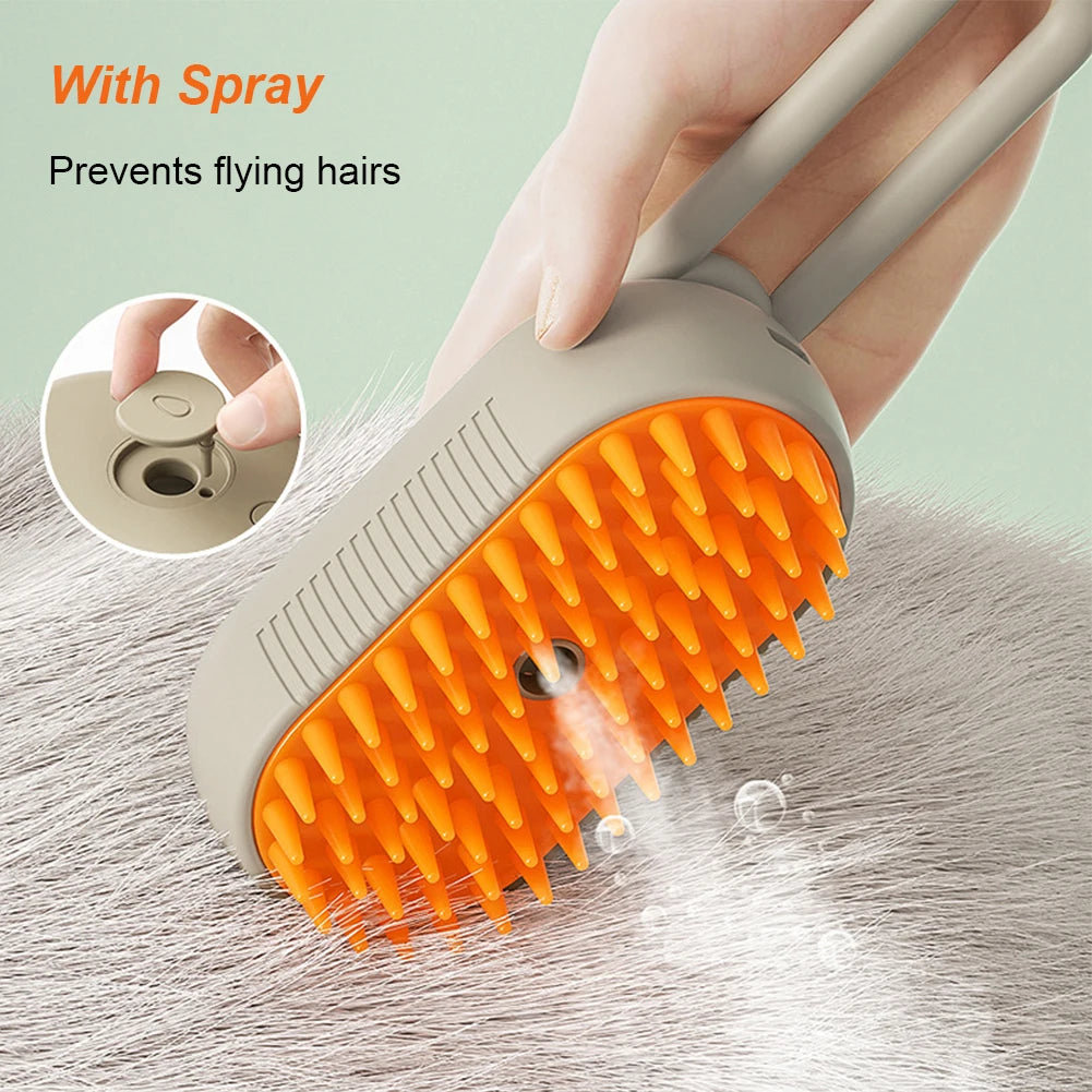 Pets steam brush